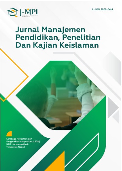 					View Vol. 5 No. 1 (2026): JOURNAL J-MPI: JURNAL MANAJEMEN PENDIDIKAN, PENELITIAN DAN KAJIAN KEISLAMAN
				